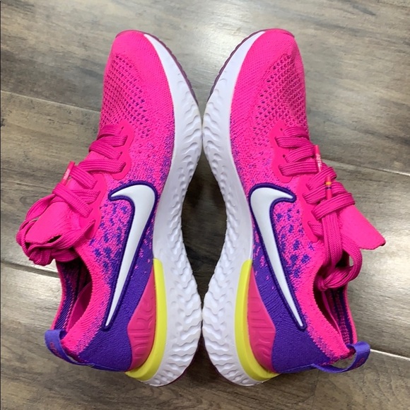 W NIKE EPIC REACT FLYKNIT 2 laser fuchsia/white - Picture 10 of 16
